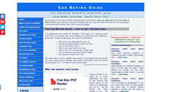 Desktop Screenshot of carbuyingguide.org.uk